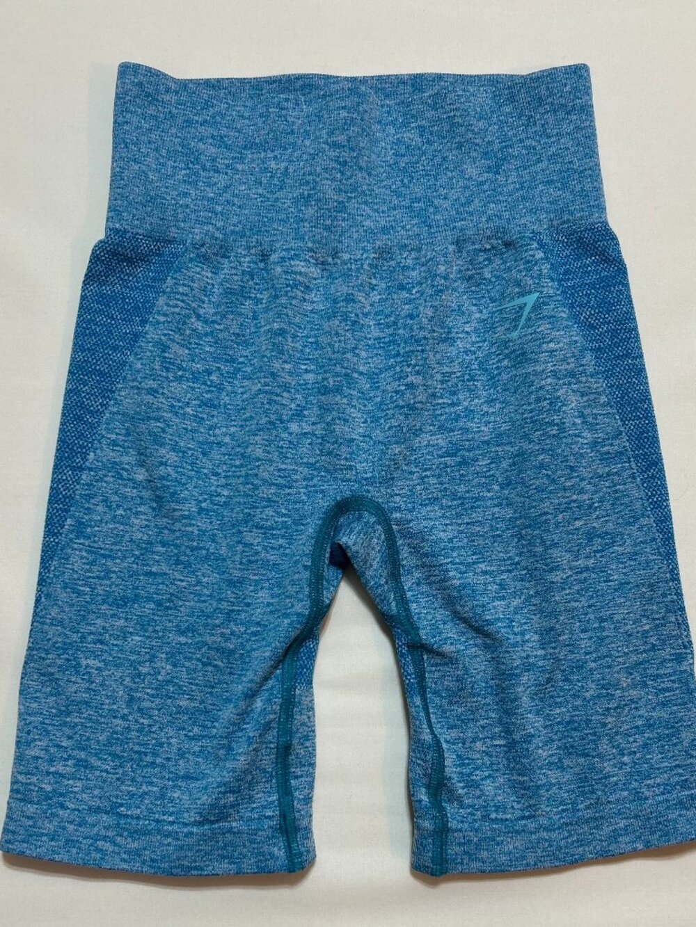 Gymshark Flex Cycling Shorts; Blue; Women's XS; High-Waisted; Compression Shorts